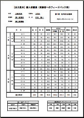 テスト結果見本